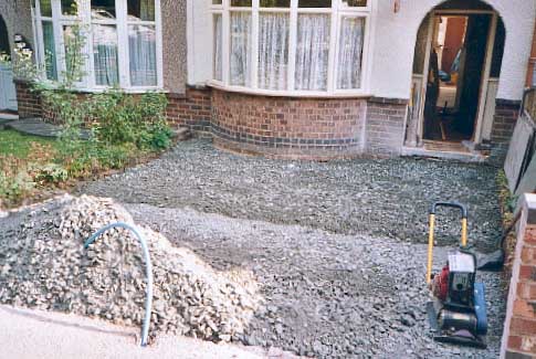 Compacting.